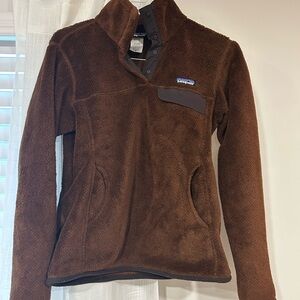 Patagonia Women's Brown Sherpa Fleece Jacket